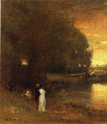 George Inness Over the River china oil painting image